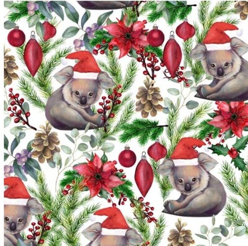 Aussie Christmas Koalas White