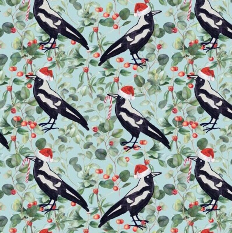 Aussie Christmas Magpie Carols Mint