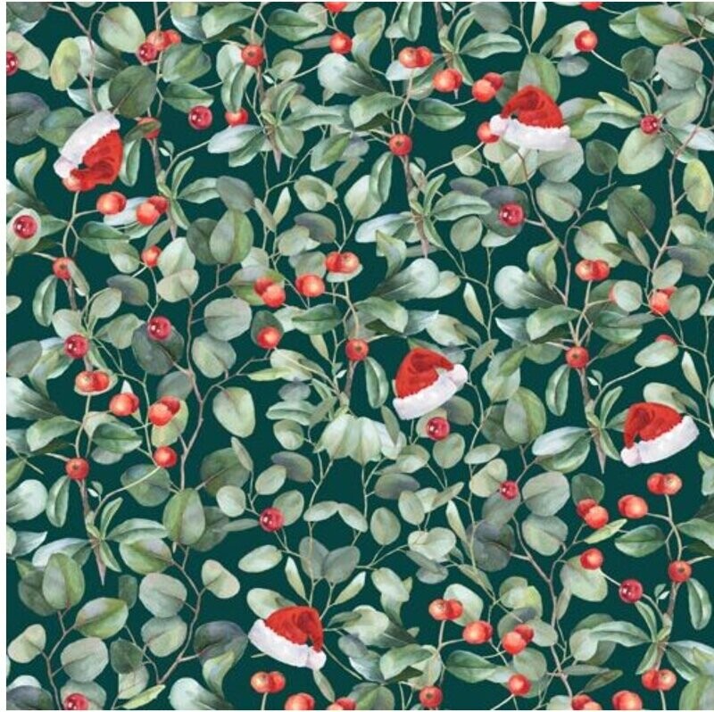 Aussie Christmas Folaige Black
