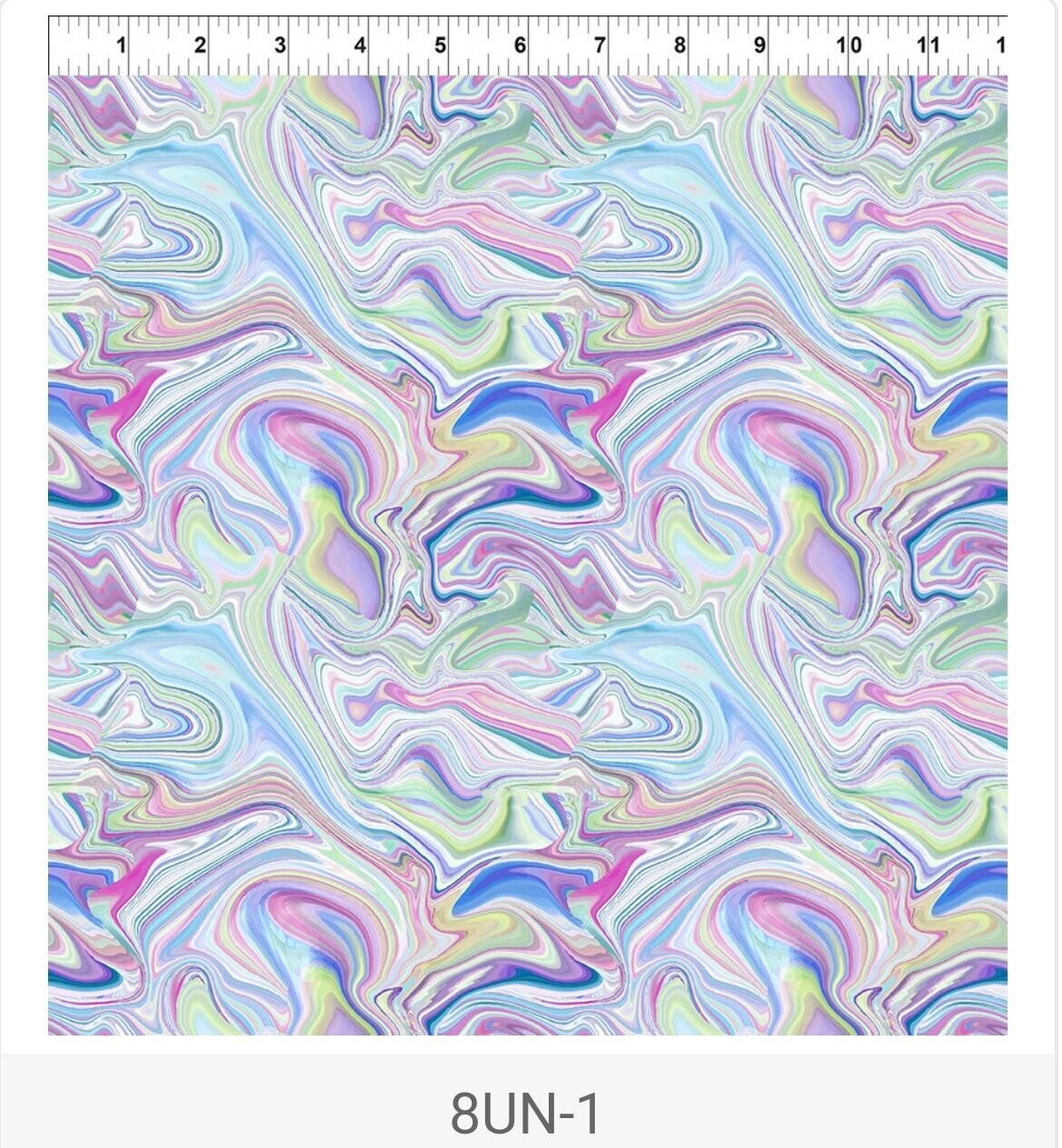 Unicorns Mauve Marble Print 8UN - 1