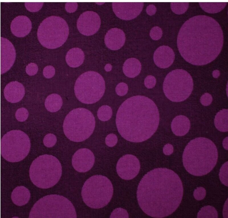 Bubbles Purple 108" Backing
