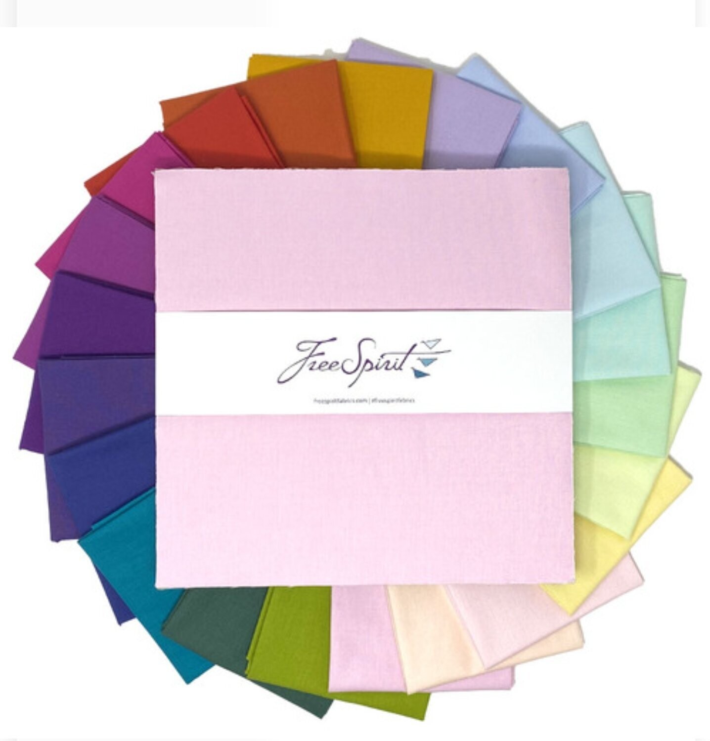 Tula Pink New Solids Dragons Breath & Unicorn Poop 10" square pack