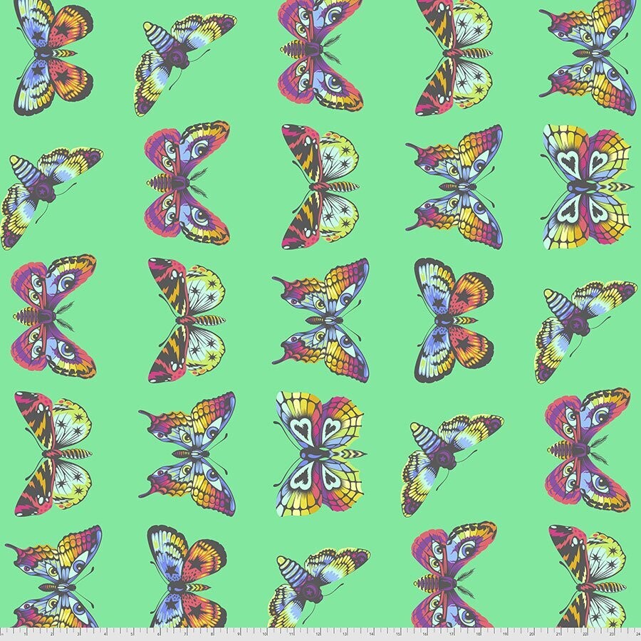 Daydreamer by Tula Pink Butterfly Hugs PWTP171 Lagoon