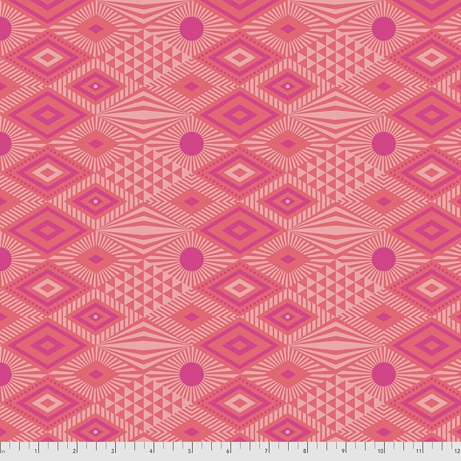 Daydreamer by Tula Pink Lucy PWTP096 Dragonfruit