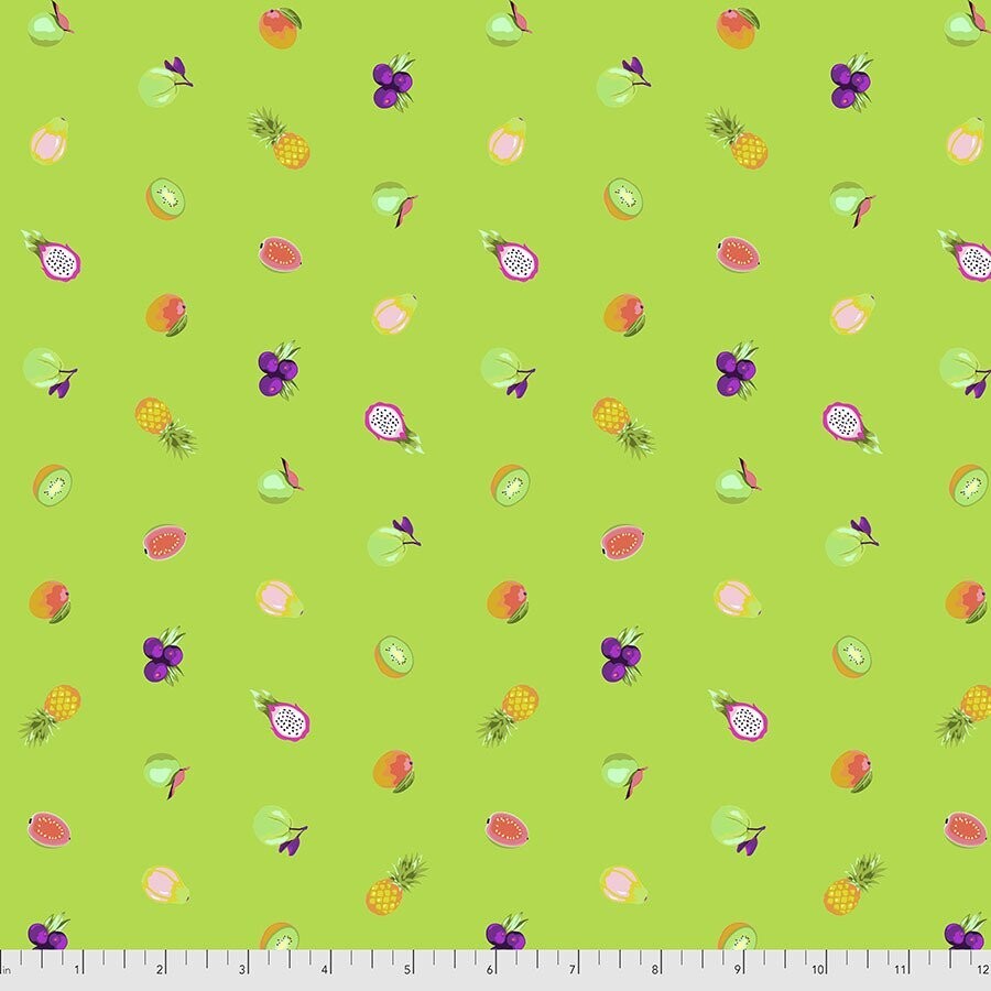 Daydreamer by Tula Pink Forbidden Fruit PWTP175 Kiwi