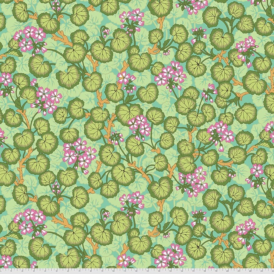 Kaffe Fassett Collective Aug 2021 Geranium PWPJ110 Green