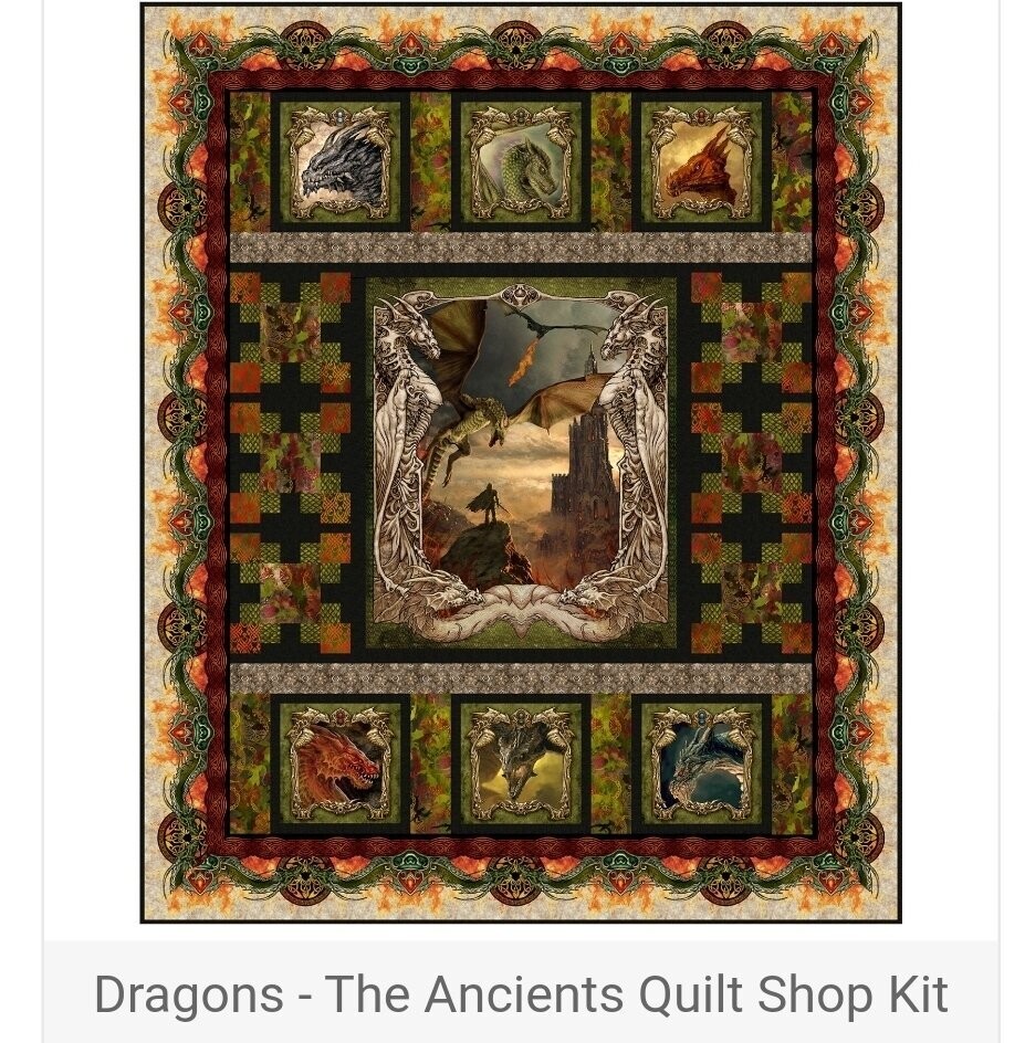 DRAGONS Quilt Pattern - The Ancients