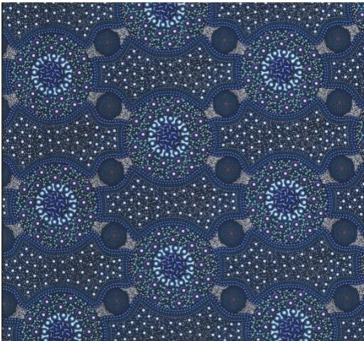 Bush Flowers Blue