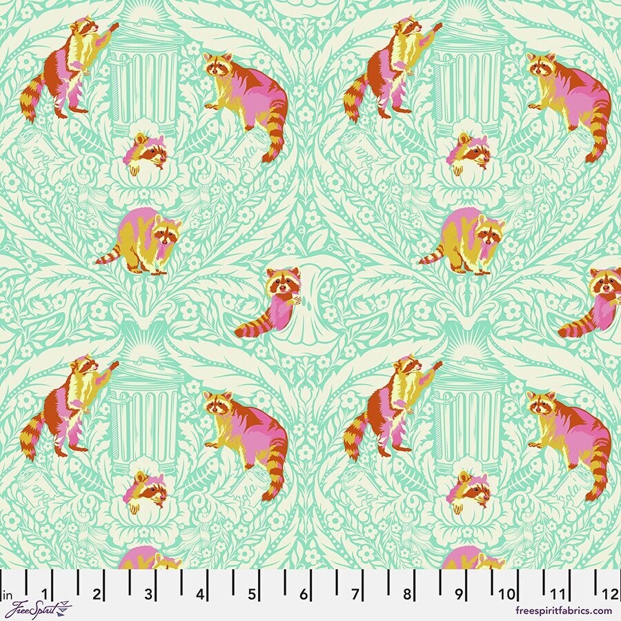 Tula Pink Tiny Beasts One Mans Trash PWTP181 Glow