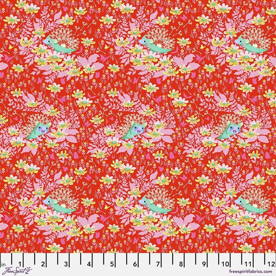 Tula Pink Tiny Beasts Whos Your Dandy PWTP182 Glow