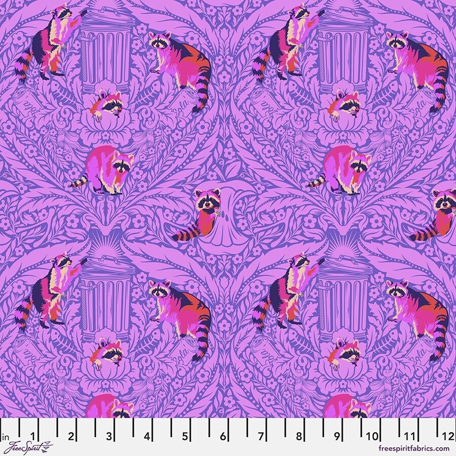 Tula Pink Tiny Beasts One Mans Trash PWTP181 Glimmer