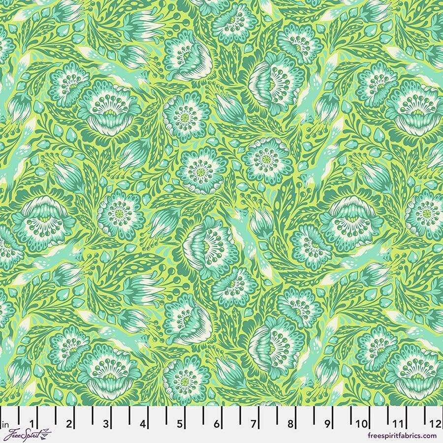 Tula Pink Tiny Beasts Out Foxed PWTP184 Glimmer
