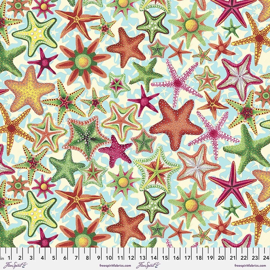 Treasure Island by Snow Leopard Starfish PWTP117 Blue