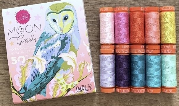 Tula Pink thread collection Moon Garden by Aurifil