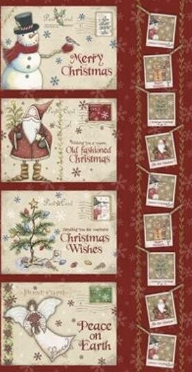 Postcards Christmas Placemat Panel
