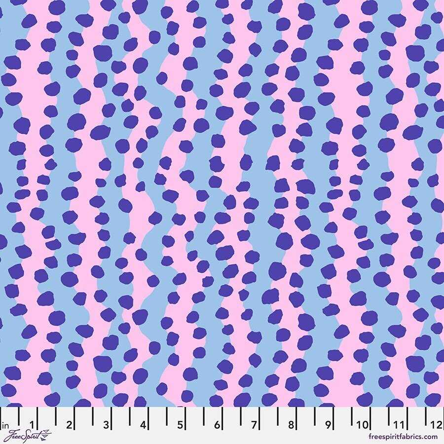 Kaffe Fassett Collective Aug 22 PWBM082 Bubble Stripe Purple