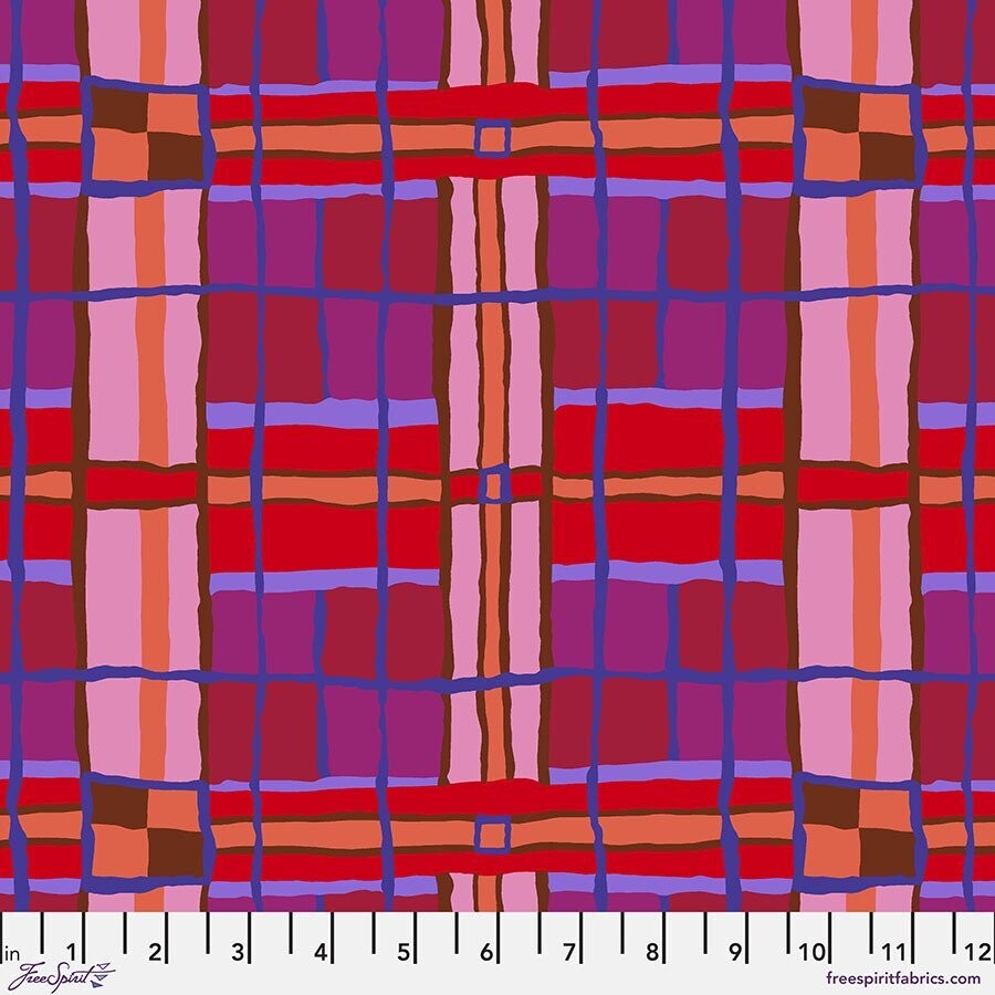 Kaffe Fassett Collective Aug 22 PWBM086 Checkmate Pink