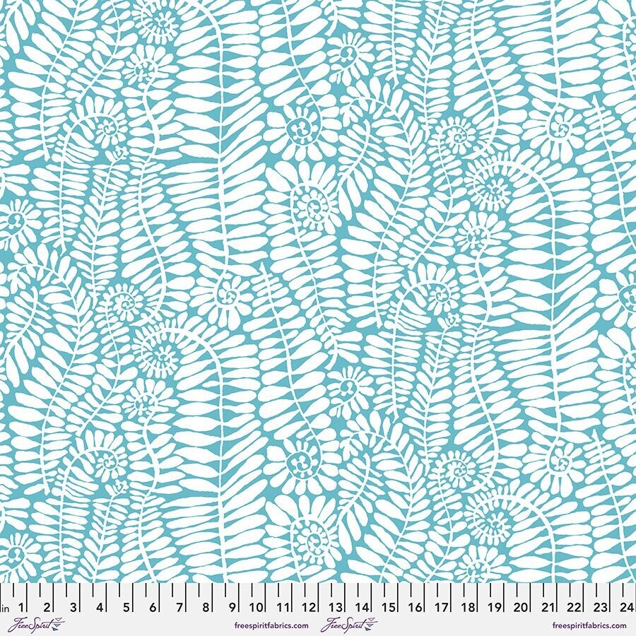 Kaffe Fassett Collective Aug 22 PWBM085 Fronds White