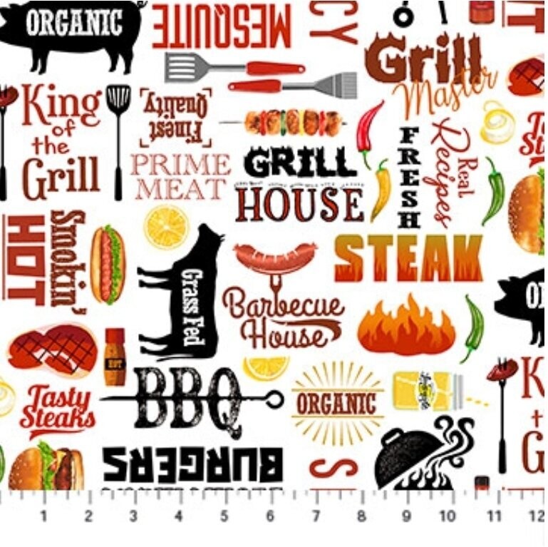 Smokin Hot Allover Bar B Que theme