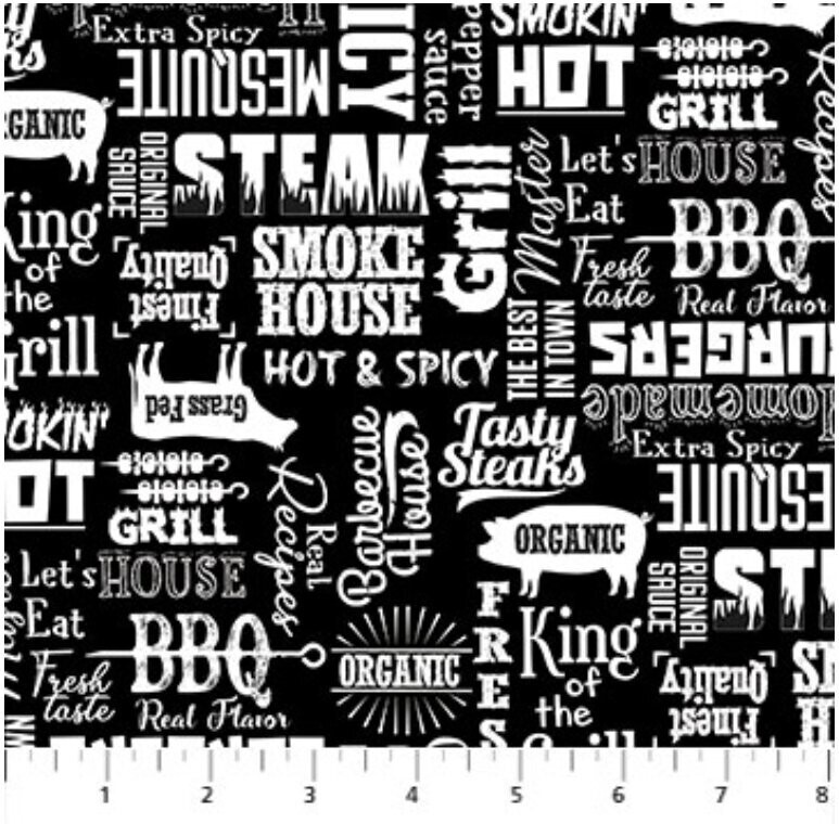 Smokin Hot Script white on black
