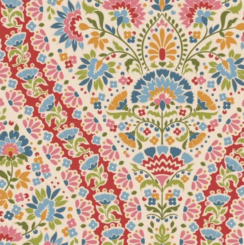 Tilda Pie in the Sky Whimsybird Red