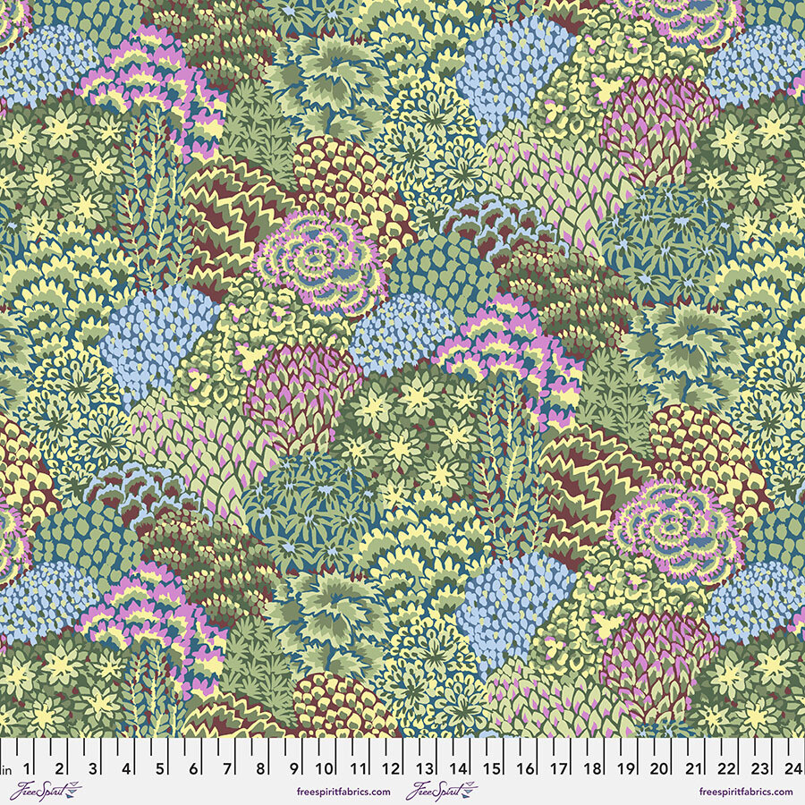 Kaffe Fassett 85 and Fabulous Oriental Trees PWGP198.Stone