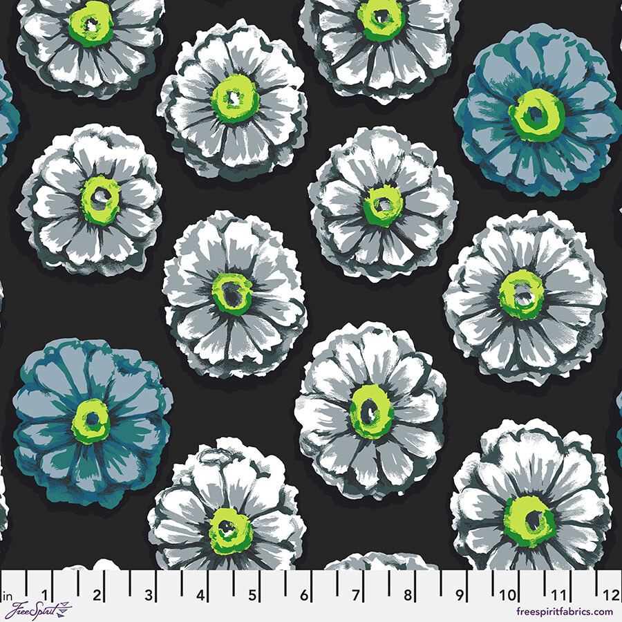 Kaffe Fassett 85 and Fabulous Zinnia PWGP031.Contrast