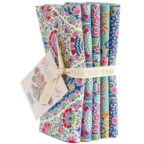 Tilda Pie in the Sky 5PC Fat Quarter Pack Blue