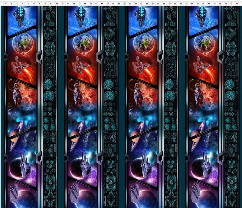 Sci-Fi Repeating Border Stripe 2SCI-1