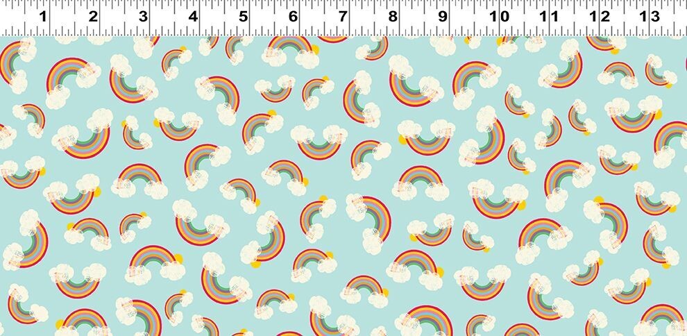 Noah & Friends Rainbows Light Aqua