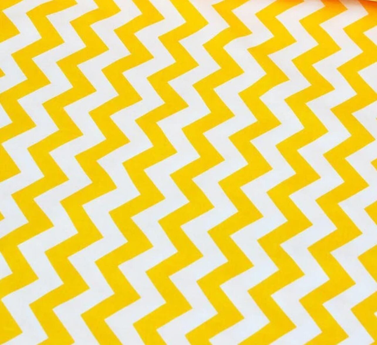 Riley Blake Chevron Yellow & White 108" Backing