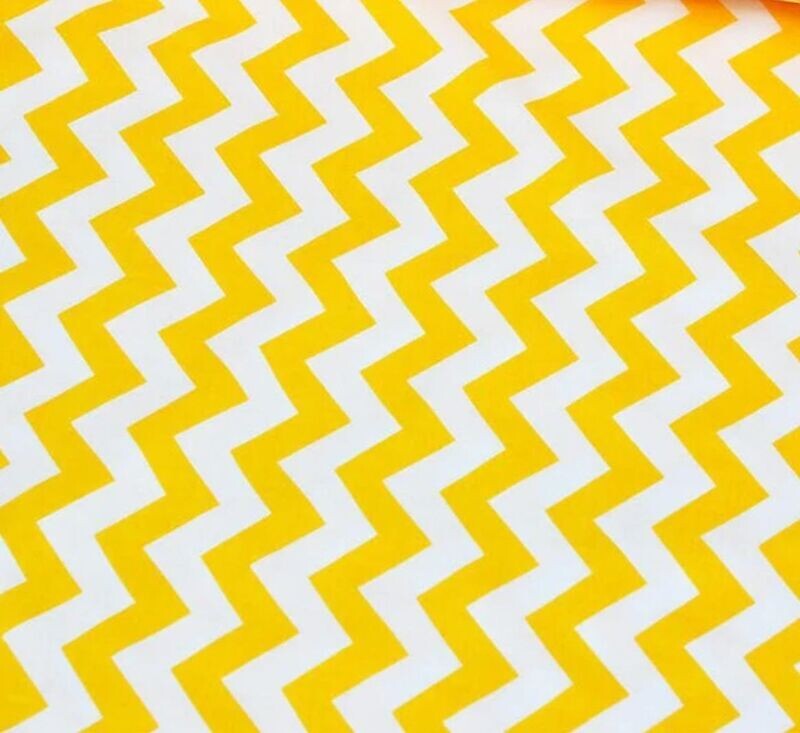 Riley Blake Chevron Yellow & White 108" Backing
