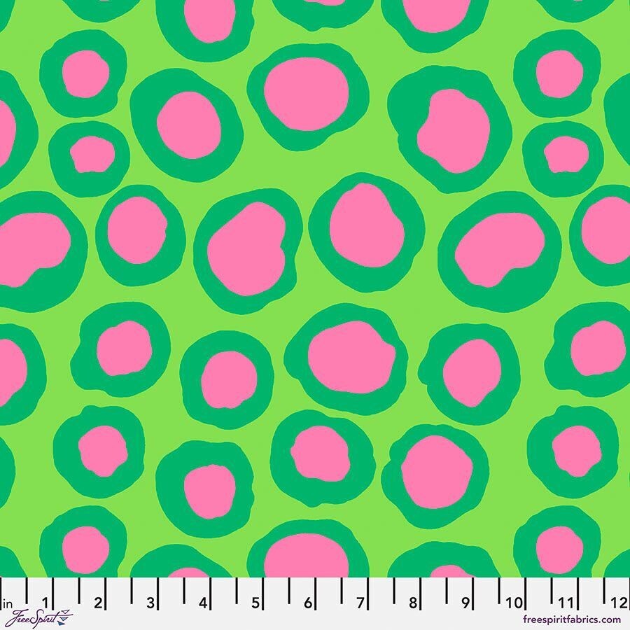 Kaffe Fassett Collective Feb 23 Fish Lips PWBM007 Green