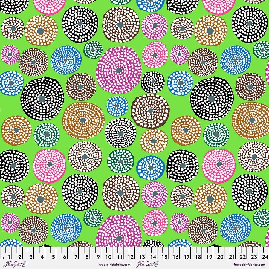 Kaffe Fassett Collective Feb 23 Disks PWGP193 Lime