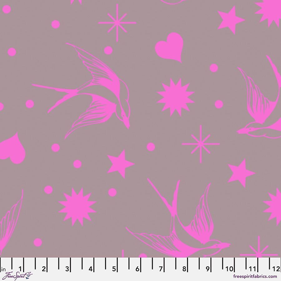 Tula Pink True Colors Neon Fairy Flakes Mystic