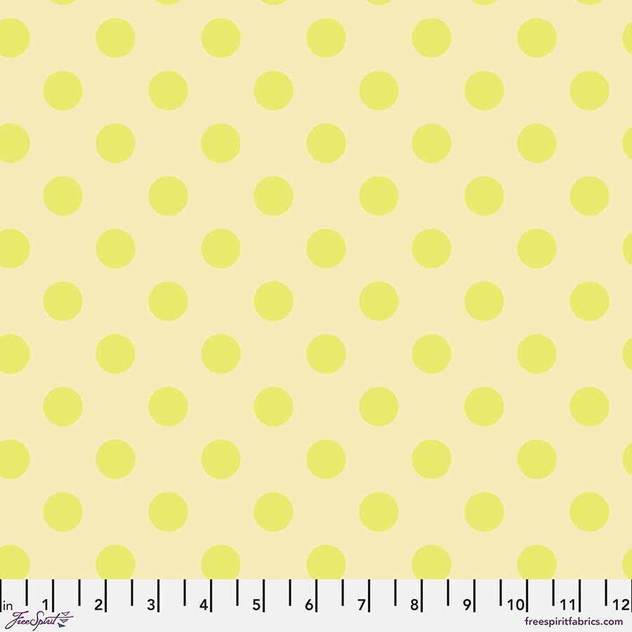 Tula Pink True Colors Neon Pom Pom Moon Beam