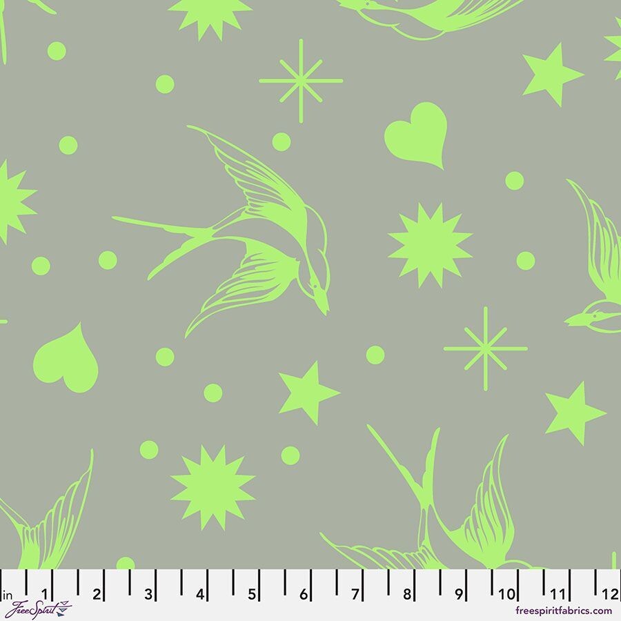 Tula Pink True Colors Neon Fairy Flakes Karma