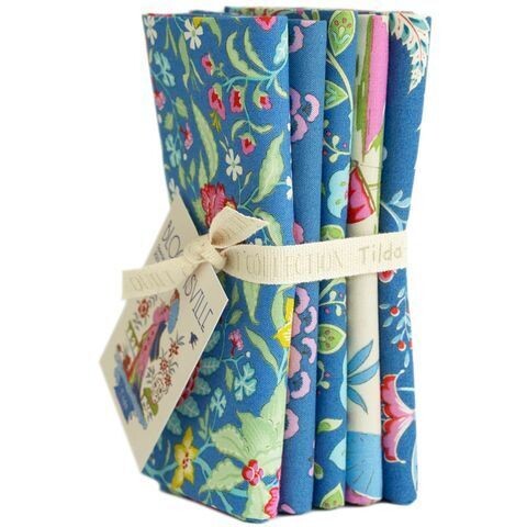 Bloomsville 5pc Blueberry Dove Fat Quarter Pack