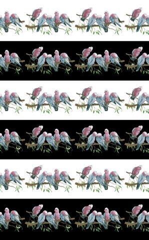 Wildlife Art DV3721 Border Stripe Galahs