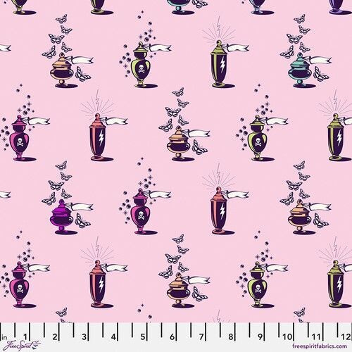 Tula Pink Deja Vu Nightshade Apothecary Nerium