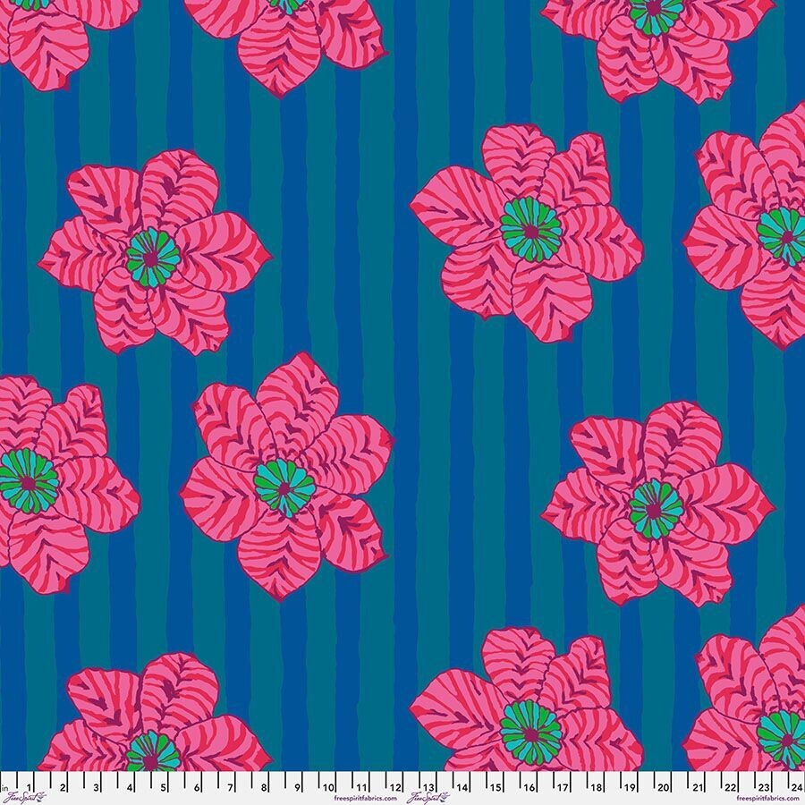 Kaffe Collective Zebra Lily Blue Aug 2023 Release