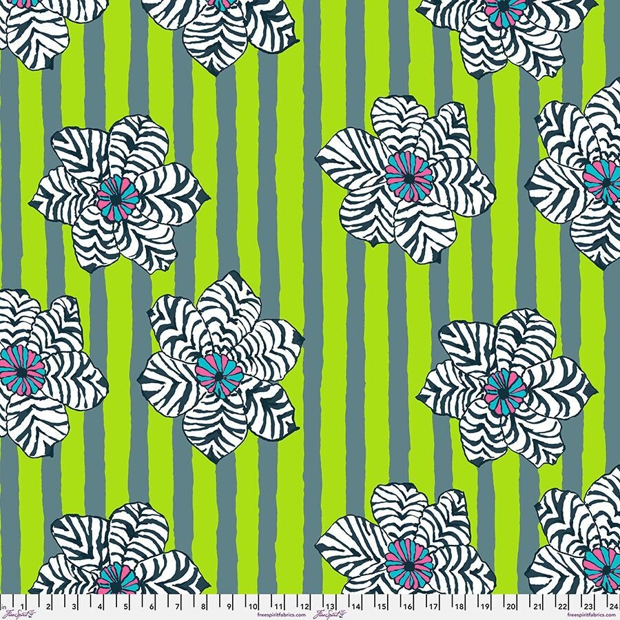 Kaffe Collective Zebra Lily Green Aug 2023 Release