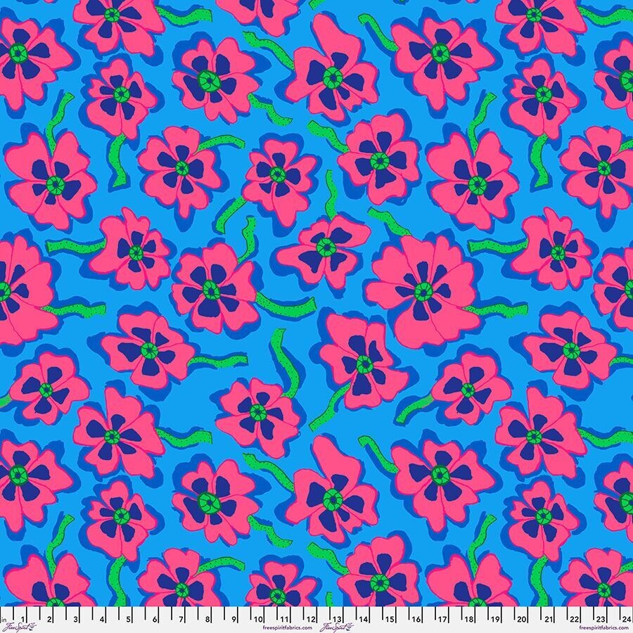 Kaffe Collective Camo Flower Blue Aug 2023 Release
