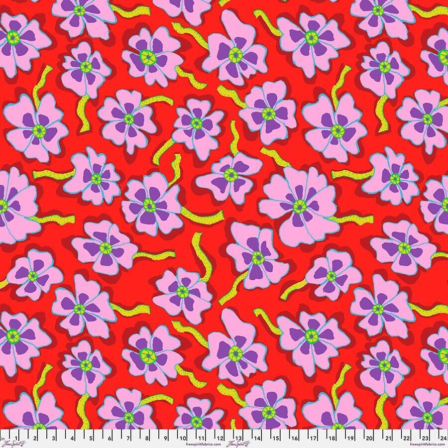 Kaffe Collective Camo Flower Red Aug 2023 Release