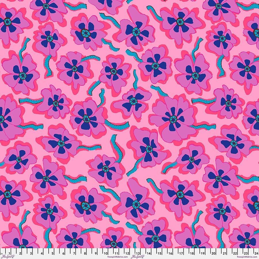 Kaffe Collective Camo Flower Pink Aug 2023 Release