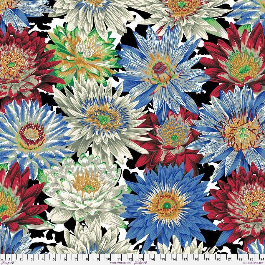 Kaffe Collective Tropical Water Lillies PWPJ119 Contrast Aug 2023 Release