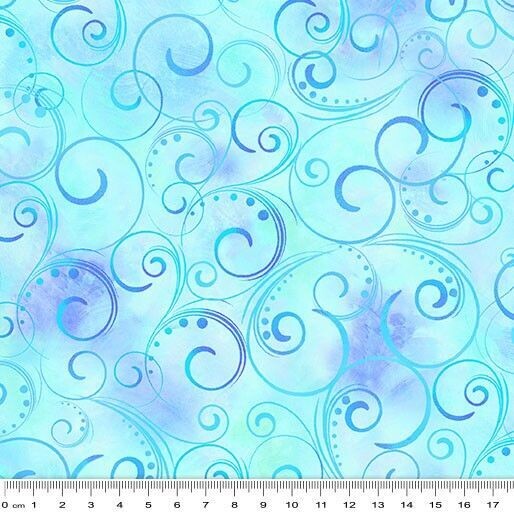 Splendour 108" Wide Backing 0120/84 Aqua