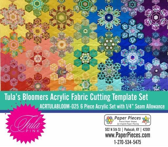 Tula Pink Boomers 6pc Fabric Template Set