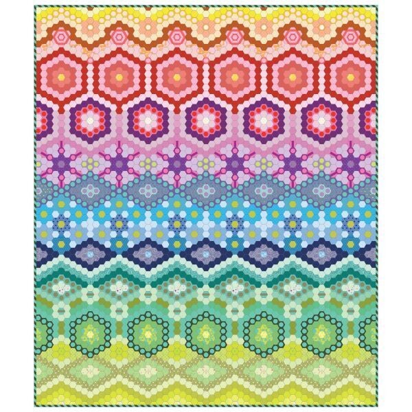 Tula Pink Alchemy Quilt Starter Pattern and Papers pack
