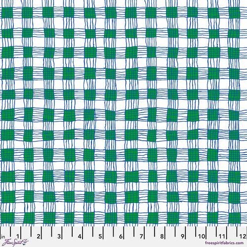 Kaffe Collective Gingham Green Aug 2023 Release